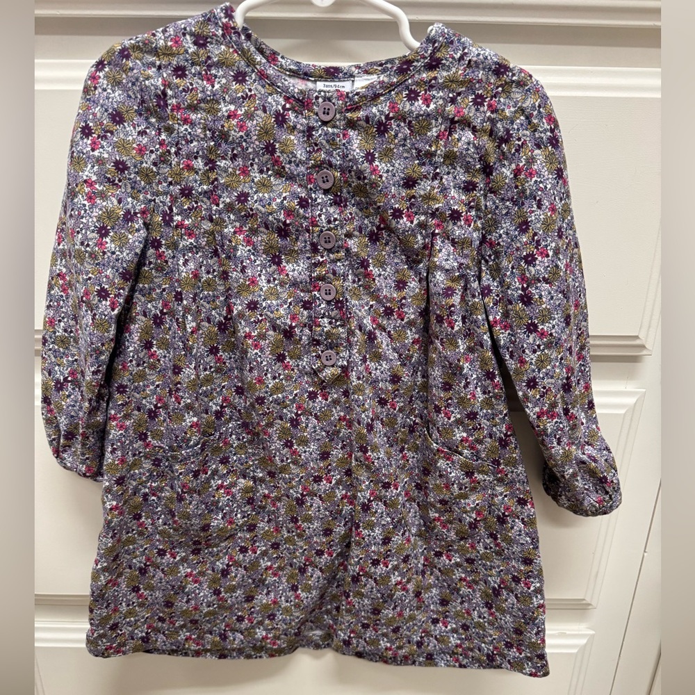 Petit Bateau Floral Dress – Size 3Y / 94 cm
